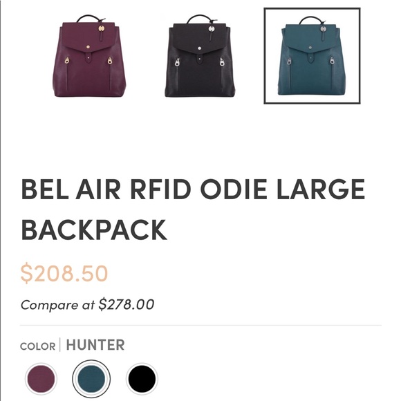Lodis Bel Air Odie Large Backpack (Color: Hunter) - Picture 6 of 7